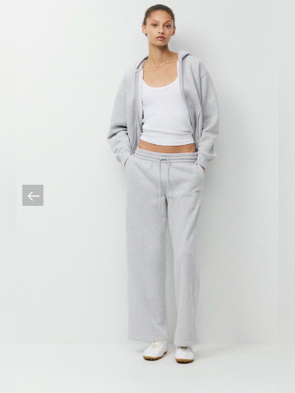Aritzia Light Gray Men's Jogger Sweatpants